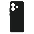 For Redmi Note 14 4G 163.25mm Imitation Liquid Silicone Phone Case(Black) - 1