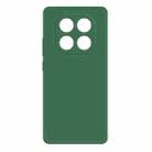 For Redmi Note 14 Pro 5G Imitation Liquid Silicone Phone Case(Dark Green) - 1