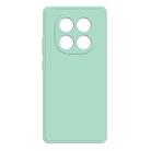 For Redmi Note 14 Pro 5G Imitation Liquid Silicone Phone Case(Light Cyan) - 1