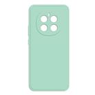 For Honor Magic7 Imitation Liquid Silicone Phone Case(Light Cyan) - 1