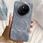 For Huawei Mate 70 Denim MagSafe Magnetic PC + PU Phone Case(Grayish Blue) - 1