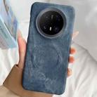 For Huawei Mate 70 Pro Denim MagSafe Magnetic PC + PU Phone Case(Dark Blue) - 1