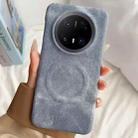 For Huawei Mate 70 Pro Denim MagSafe Magnetic PC + PU Phone Case(Grayish Blue) - 1