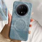 For Huawei Mate 70 Pro Denim MagSafe Magnetic PC + PU Phone Case(Light Blue) - 1