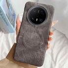 For Huawei Mate 70 Pro Denim MagSafe Magnetic PC + PU Phone Case(Dark Grey) - 1