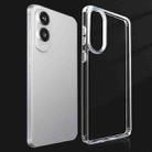 For Samsung Galaxy S25 Edge 5G Crystal TPU + PC Airbag Shockproof Phone Case(Transparent) - 1