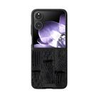 For Xiaomi Mix Flip ABEEL Beast Pattern 6D Micro-Embossed MagSafe Genuine Leather Phone Case(Black) - 2