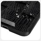 For Xiaomi Mix Flip ABEEL Beast Pattern 6D Micro-Embossed MagSafe Genuine Leather Phone Case(Black) - 3