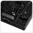 For Xiaomi Mix Fold 4 ABEEL Beast Pattern 6D Micro-Embossed MagSafe Genuine Leather Phone Case(Black) - 3