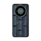 For Huawei Mate 60 Pro / 60 Pro+ ABEEL Beast Pattern 6D Micro-Embossed MagSafe Genuine Leather Phone Case(Blue) - 2