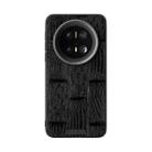 For Huawei Mate 70 Pro / 70 Pro+ ABEEL Beast Pattern 6D Micro-Embossed MagSafe Genuine Leather Phone Case(Black) - 2