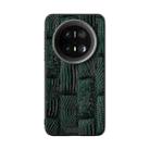 For Huawei Mate 70 Pro / 70 Pro+ ABEEL Beast Pattern 6D Micro-Embossed MagSafe Genuine Leather Phone Case(Green) - 2