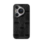 For Huawei Pura 70 Pro / 70 Pro+ ABEEL Beast Pattern 6D Micro-Embossed MagSafe Genuine Leather Phone Case(Black) - 2