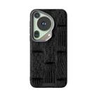 For Huawei Pura 70 Ultra ABEEL Beast Pattern 6D Micro-Embossed MagSafe Genuine Leather Phone Case(Black) - 2