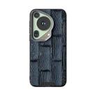 For Huawei Pura 70 Ultra ABEEL Beast Pattern 6D Micro-Embossed MagSafe Genuine Leather Phone Case(Blue) - 2