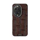 For Huawei nova 14 Ultra ABEEL Beast Pattern 6D Micro-Embossed MagSafe Genuine Leather Phone Case(Brown) - 2