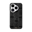 For Huawei Pura 80 5G ABEEL Beast Pattern 6D Micro-Embossed MagSafe Genuine Leather Phone Case(Black) - 2