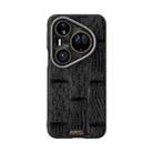 For Huawei Pura 80 Ultra 5G ABEEL Beast Pattern 6D Micro-Embossed MagSafe Genuine Leather Phone Case(Black) - 2
