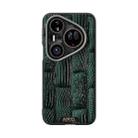 For Huawei Pura 80 Ultra 5G ABEEL Beast Pattern 6D Micro-Embossed MagSafe Genuine Leather Phone Case(Green) - 2
