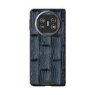 For Huawei Mate X5 ABEEL Beast Pattern 6D Micro-Embossed MagSafe Genuine Leather Phone Case(Blue) - 2
