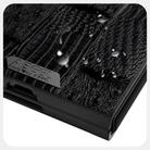 For Honor Magic V3 ABEEL Beast Pattern 6D Micro-Embossed MagSafe Genuine Leather Phone Case(Black) - 3