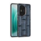 For Honor 300 Ultra ABEEL Beast Pattern 6D Micro-Embossed MagSafe Genuine Leather Phone Case(Blue) - 1