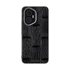 For Honor 300 ABEEL Beast Pattern 6D Micro-Embossed MagSafe Genuine Leather Phone Case(Black) - 2