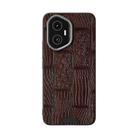 For Honor 300 ABEEL Beast Pattern 6D Micro-Embossed MagSafe Genuine Leather Phone Case(Brown) - 2
