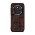 For Honor Magic7 Pro ABEEL Beast Pattern 6D Micro-Embossed MagSafe Genuine Leather Phone Case(Brown) - 2