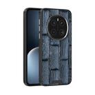 For Honor Magic7 Pro ABEEL Beast Pattern 6D Micro-Embossed MagSafe Genuine Leather Phone Case(Blue) - 1