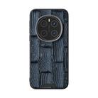 For Honor Magic7 Pro ABEEL Beast Pattern 6D Micro-Embossed MagSafe Genuine Leather Phone Case(Blue) - 2