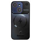 For iPhone 14 Plus Frameless Aromatherapy MagSafe Magnetic PC Phone Case(Black) - 1