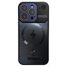 For iPhone 14 Pro Max Frameless Aromatherapy MagSafe Magnetic PC Phone Case(Black) - 1