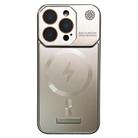 For iPhone 13 Pro Max Frameless Aromatherapy MagSafe Magnetic PC Phone Case(Titanium Grey) - 1