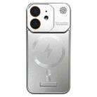 For iPhone 11 Frameless Aromatherapy MagSafe Magnetic PC Phone Case(Titanium Silver) - 1