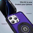 For iPhone 16 Pro Ring Holder Magnetic Phone Case(Purple) - 2