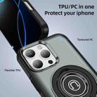 For iPhone 16 Pro Max Ring Holder Magnetic Phone Case(Grey) - 2