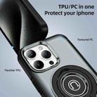 For iPhone 15 Pro Ring Holder Magnetic Phone Case(Grey) - 2