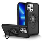 For iPhone 13 Pro Ring Holder Magnetic Phone Case(Black) - 1