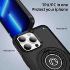 For iPhone 13 Pro Ring Holder Magnetic Phone Case(Black) - 2