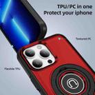 For iPhone 13 Pro Ring Holder Magnetic Phone Case(Red) - 2