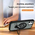For iPhone 12 Ring Holder Magnetic Phone Case(Grey) - 3