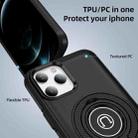 For iPhone 12 Pro Ring Holder Magnetic Phone Case(Black) - 2