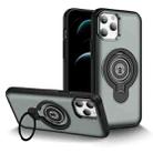 For iPhone 12 Pro Max Ring Holder Magnetic Phone Case(Grey) - 1