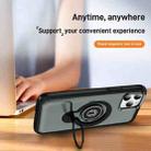 For iPhone 12 Pro Max Ring Holder Magnetic Phone Case(Grey) - 3