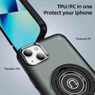For iPhone 13 Ring Holder Magnetic Phone Case(Grey) - 2