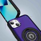 For iPhone 13 Ring Holder Magnetic Phone Case(Purple) - 2