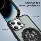 For iPhone 14 Pro Ring Holder Magnetic Phone Case(Grey) - 2