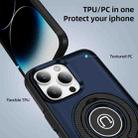 For iPhone 14 Pro Ring Holder Magnetic Phone Case(Blue) - 2