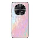 For OPPO A5 Pro China Dazzling Acrylic Shockproof Phone Case(Pink) - 1